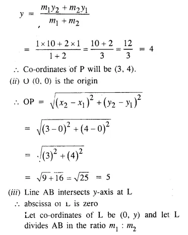 Selina Concise Mathematics Class 10 ICSE Solutions Chapter 13 Section and Mid-Point Formula Ex 13C Q12.2