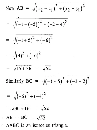 Selina Concise Mathematics Class 10 ICSE Solutions Chapter 13 Section and Mid-Point Formula Ex 13C Q13.2