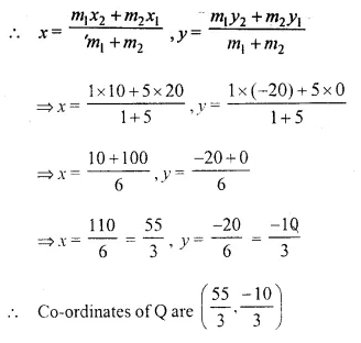 Selina Concise Mathematics Class 10 ICSE Solutions Chapter 13 Section and Mid-Point Formula Ex 13C Q2.3