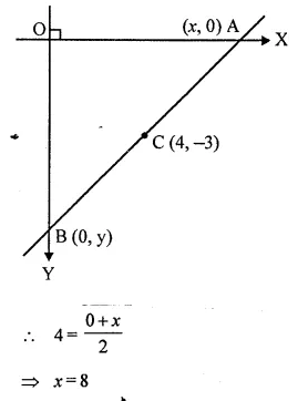 Selina Concise Mathematics Class 10 ICSE Solutions Chapter 13 Section and Mid-Point Formula Ex 13C Q7.2