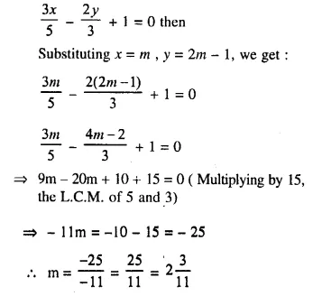 Selina Concise Mathematics Class 10 ICSE Solutions Chapter 14 Equation of a Line Ex 14A Q5.1