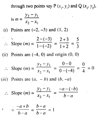 Selina Concise Mathematics Class 10 ICSE Solutions Chapter 14 Equation of a Line Ex 14B Q3.1