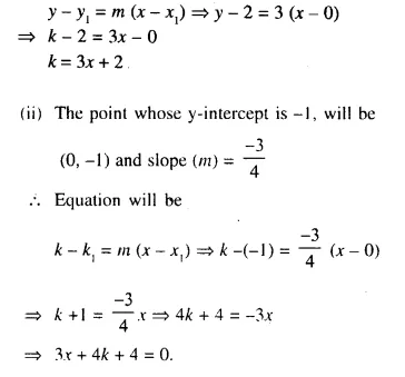 Selina Concise Mathematics Class 10 ICSE Solutions Chapter 14 Equation of a Line Ex 14C Q1.1
