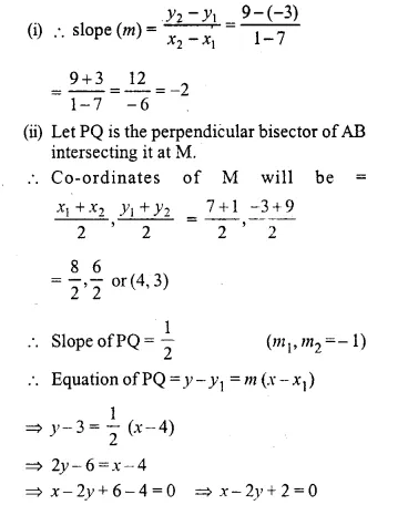 Selina Concise Mathematics Class 10 ICSE Solutions Chapter 14 Equation of a Line Ex 14E Q26.1