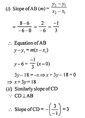 Selina Concise Mathematics Class 10 ICSE Solutions Chapter 14 Equation of a Line Ex 14E Q34.2