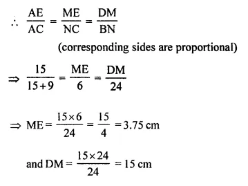 Selina Concise Mathematics Class 10 ICSE Solutions Chapter 15 Similarity Ex 15A Q7.2