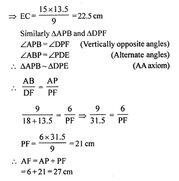 Selina Concise Mathematics Class 10 ICSE Solutions Chapter 15 Similarity Ex 15E Q2.3