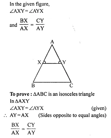 Selina Concise Mathematics Class 10 ICSE Solutions Chapter 15 Similarity Ex 15E Q7.2