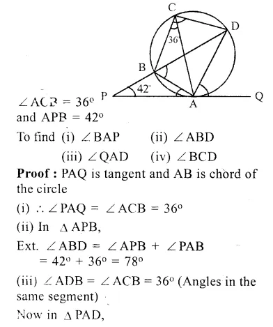 Selina Concise Mathematics Class 10 ICSE Solutions Chapter 18 Tangents and Intersecting Chords Ex 18C Q34.2