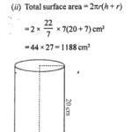 Selina Concise Mathematics Class 10 ICSE Solutions Chapter 20 Cylinder, Cone and Sphere Ex 20A Q1.1