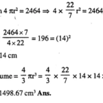 Selina Concise Mathematics Class 10 ICSE Solutions Chapter 20 Cylinder, Cone and Sphere Ex 20C Q1.1