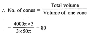 Selina Concise Mathematics Class 10 ICSE Solutions Chapter 20 Cylinder, Cone and Sphere Ex 20D Q9.2