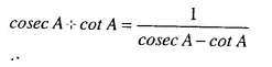 Selina Concise Mathematics Class 10 ICSE Solutions Chapter 21 Trigonometrical Identities Ex 21A Q19.1