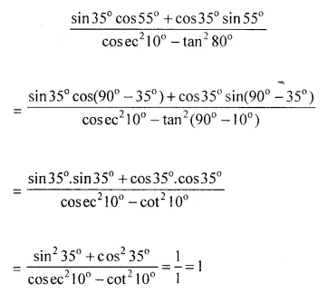 Selina Concise Mathematics Class 10 ICSE Solutions Chapter 21 Trigonometrical Identities Ex 21C Q10.2