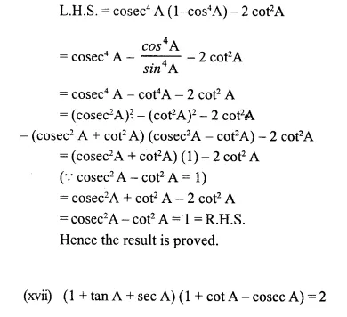 Selina Concise Mathematics Class 10 ICSE Solutions Chapter 21 Trigonometrical Identities Ex 21E Q1.23