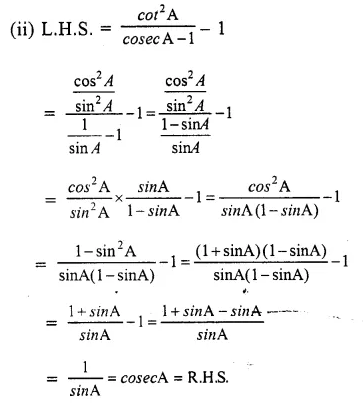 Selina Concise Mathematics Class 10 ICSE Solutions Chapter 21 Trigonometrical Identities Ex 21E Q10.4