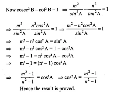 Selina Concise Mathematics Class 10 ICSE Solutions Chapter 21 Trigonometrical Identities Ex 21E Q5.3