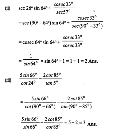 Selina Concise Mathematics Class 10 ICSE Solutions Chapter 21 Trigonometrical Identities Ex 21E Q7.3