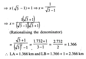 Selina Concise Mathematics Class 10 ICSE Solutions Chapter 22 Heights and Distances Ex 22B Q15.2