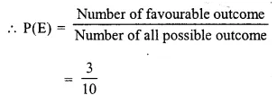 Selina Concise Mathematics Class 10 ICSE Solutions Chapter 25 Probability Ex 25A Q2.3