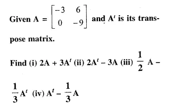 Selina Concise Mathematics Class 10 ICSE Solutions Chapter 9 Matrices Ex 9B Q7.1