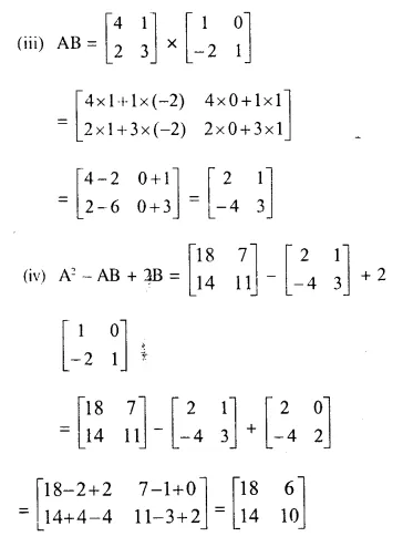 Selina Concise Mathematics Class 10 ICSE Solutions Chapter 9 Matrices Ex 9C Q10.3