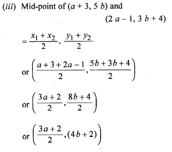 ML Aggarwal Class 10 Solutions for ICSE Maths Chapter 11 Section Formula Ex 11 Q1.2