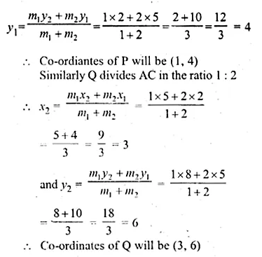 ML Aggarwal Class 10 Solutions for ICSE Maths Chapter 11 Section Formula Ex 11 Q32.2