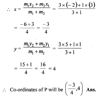 ML Aggarwal Class 10 Solutions for ICSE Maths Chapter 11 Section Formula Ex 11 Q6.2