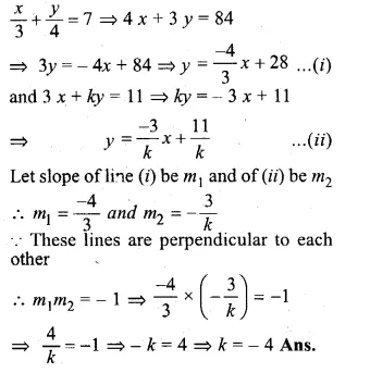 ML Aggarwal Class 10 Solutions for ICSE Maths Chapter 12 Equation of a Straight Line Chapter Test Q9.1