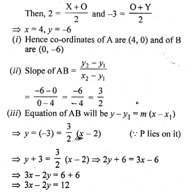 ML Aggarwal Class 10 Solutions for ICSE Maths Chapter 12 Equation of a Straight Line Ex 12.1 Q30.2