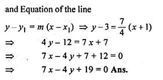 ML Aggarwal Class 10 Solutions for ICSE Maths Chapter 12 Equation of a Straight Line Ex 12.2 Q27.1