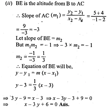 ML Aggarwal Class 10 Solutions for ICSE Maths Chapter 12 Equation of a Straight Line Ex 12.2 Q33.2