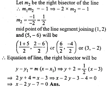 ML Aggarwal Class 10 Solutions for ICSE Maths Chapter 12 Equation of a Straight Line Ex 12.2 Q34.1