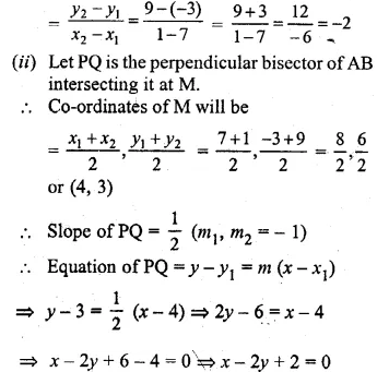 ML Aggarwal Class 10 Solutions for ICSE Maths Chapter 12 Equation of a Straight Line Ex 12.2 Q35.1