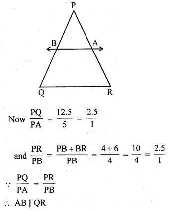 ML Aggarwal Class 10 Solutions for ICSE Maths Chapter 13 Similarity Ex 13.2 Q4.1