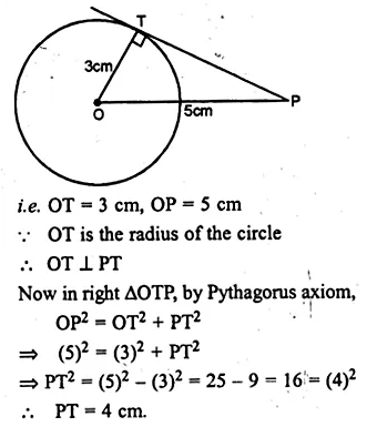 ML Aggarwal Class 10 Solutions for ICSE Maths Chapter 15 Circles Ex 15.3 Q1.1