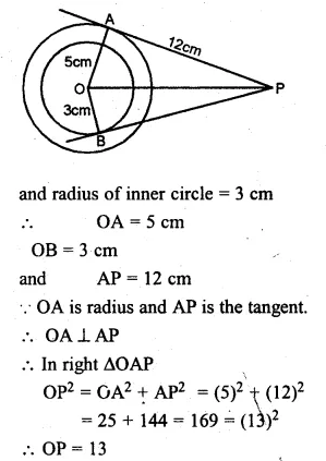 ML Aggarwal Class 10 Solutions for ICSE Maths Chapter 15 Circles Ex 15.3 Q12.5