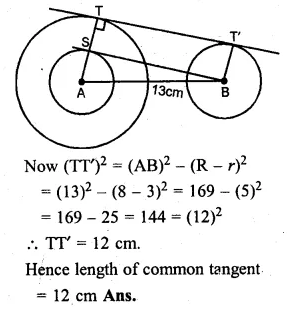 ML Aggarwal Class 10 Solutions for ICSE Maths Chapter 15 Circles Ex 15.3 Q15.1