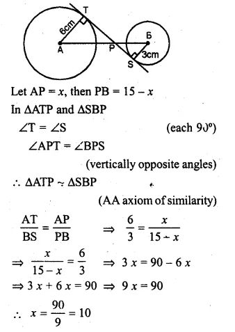 ML Aggarwal Class 10 Solutions for ICSE Maths Chapter 15 Circles Ex 15.3 Q17.1