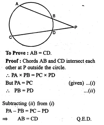 ML Aggarwal Class 10 Solutions for ICSE Maths Chapter 15 Circles Ex 15.3 Q34.1