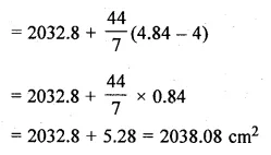 ML Aggarwal Class 10 Solutions for ICSE Maths Chapter 17 Mensuration Ex 17.1 Q19.3