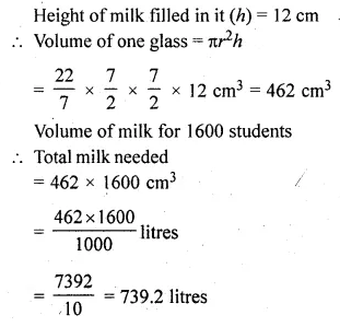 ML Aggarwal Class 10 Solutions for ICSE Maths Chapter 17 Mensuration Ex 17.1 Q3.1