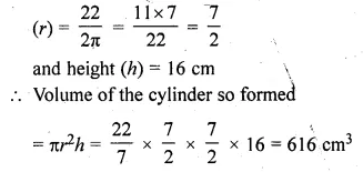 ML Aggarwal Class 10 Solutions for ICSE Maths Chapter 17 Mensuration Ex 17.1 Q4.2