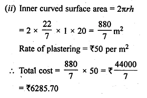 ML Aggarwal Class 10 Solutions for ICSE Maths Chapter 17 Mensuration Ex 17.1 Q5.2