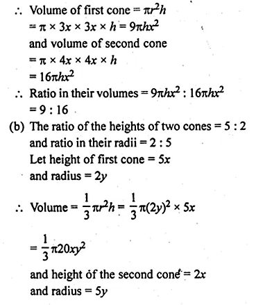 ML Aggarwal Class 10 Solutions for ICSE Maths Chapter 17 Mensuration Ex 17.2 Q13.1