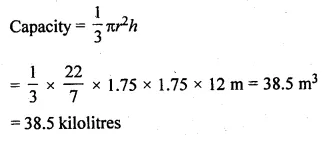 ML Aggarwal Class 10 Solutions for ICSE Maths Chapter 17 Mensuration Ex 17.2 Q7.1