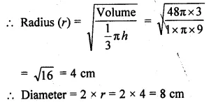 ML Aggarwal Class 10 Solutions for ICSE Maths Chapter 17 Mensuration Ex 17.2 Q8.1