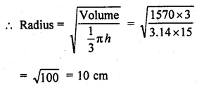 ML Aggarwal Class 10 Solutions for ICSE Maths Chapter 17 Mensuration Ex 17.2 Q9.1