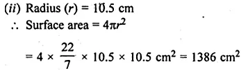 ML Aggarwal Class 10 Solutions for ICSE Maths Chapter 17 Mensuration Ex 17.3 Q1.1